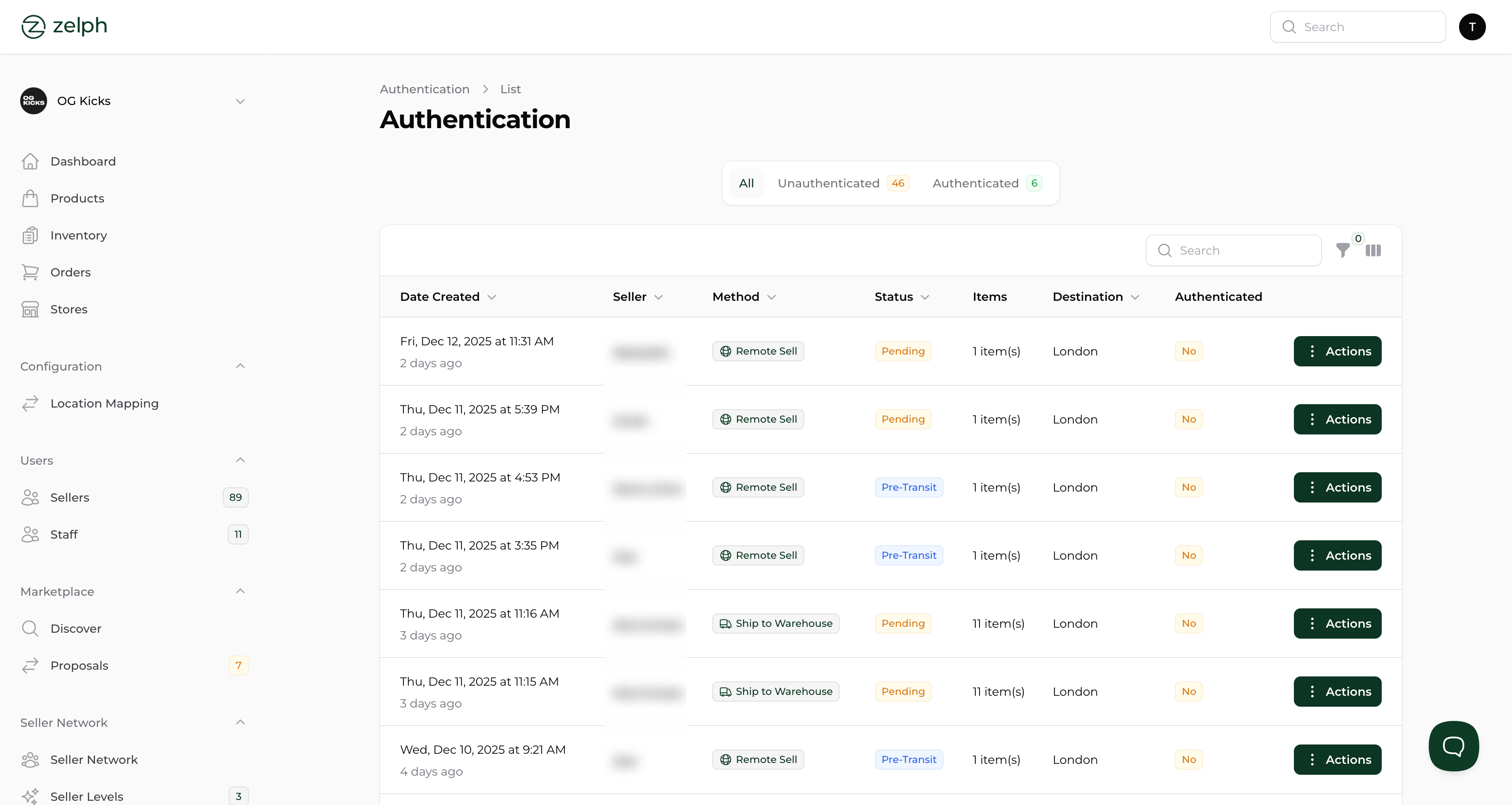 Failed order replacement workflow showing automatic sourcing of replacement items